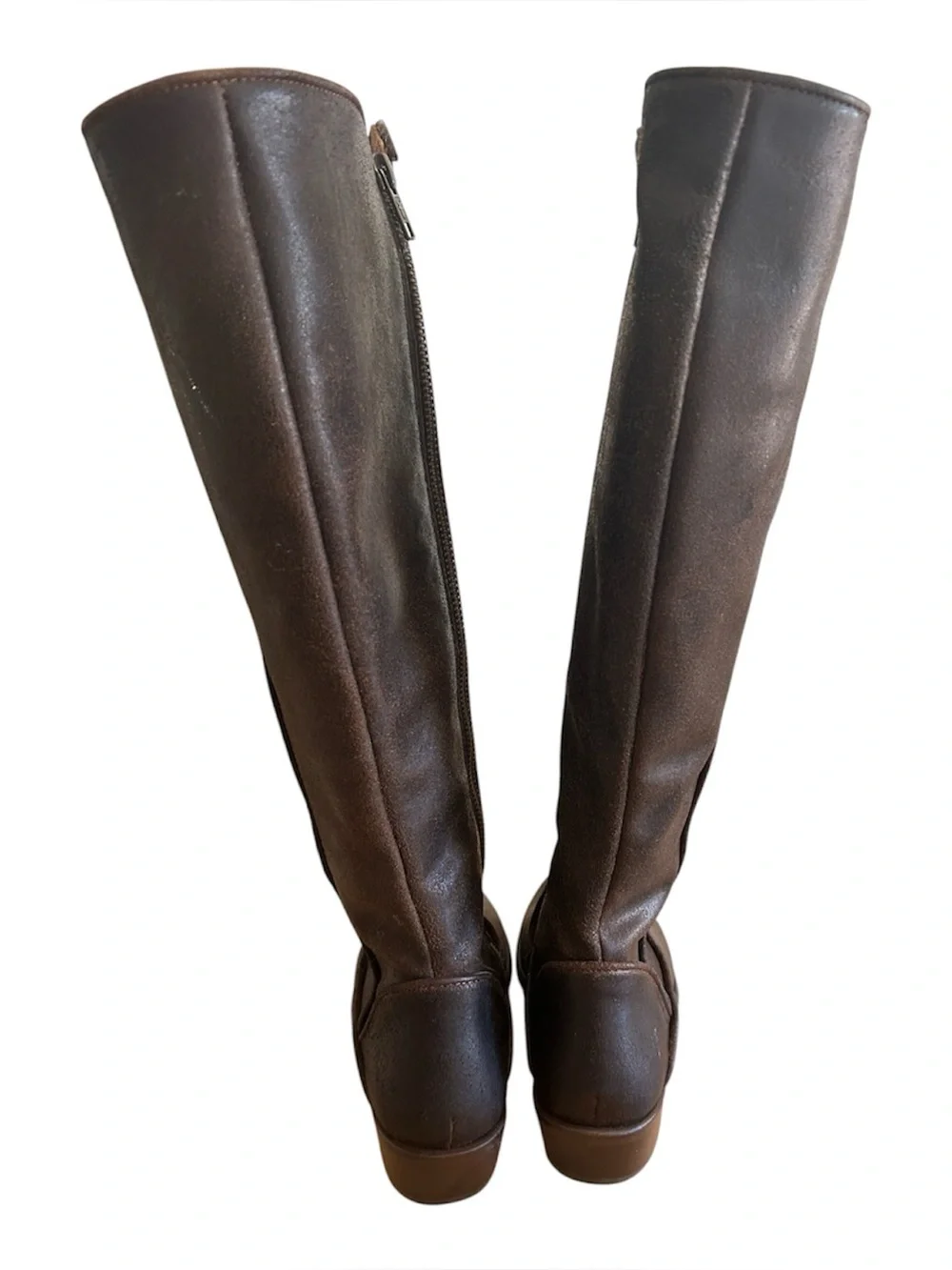 Frye Ladies Carson Piping Chocolate Tall Western Boots FR41360-CHOC, 7.5, NWOT